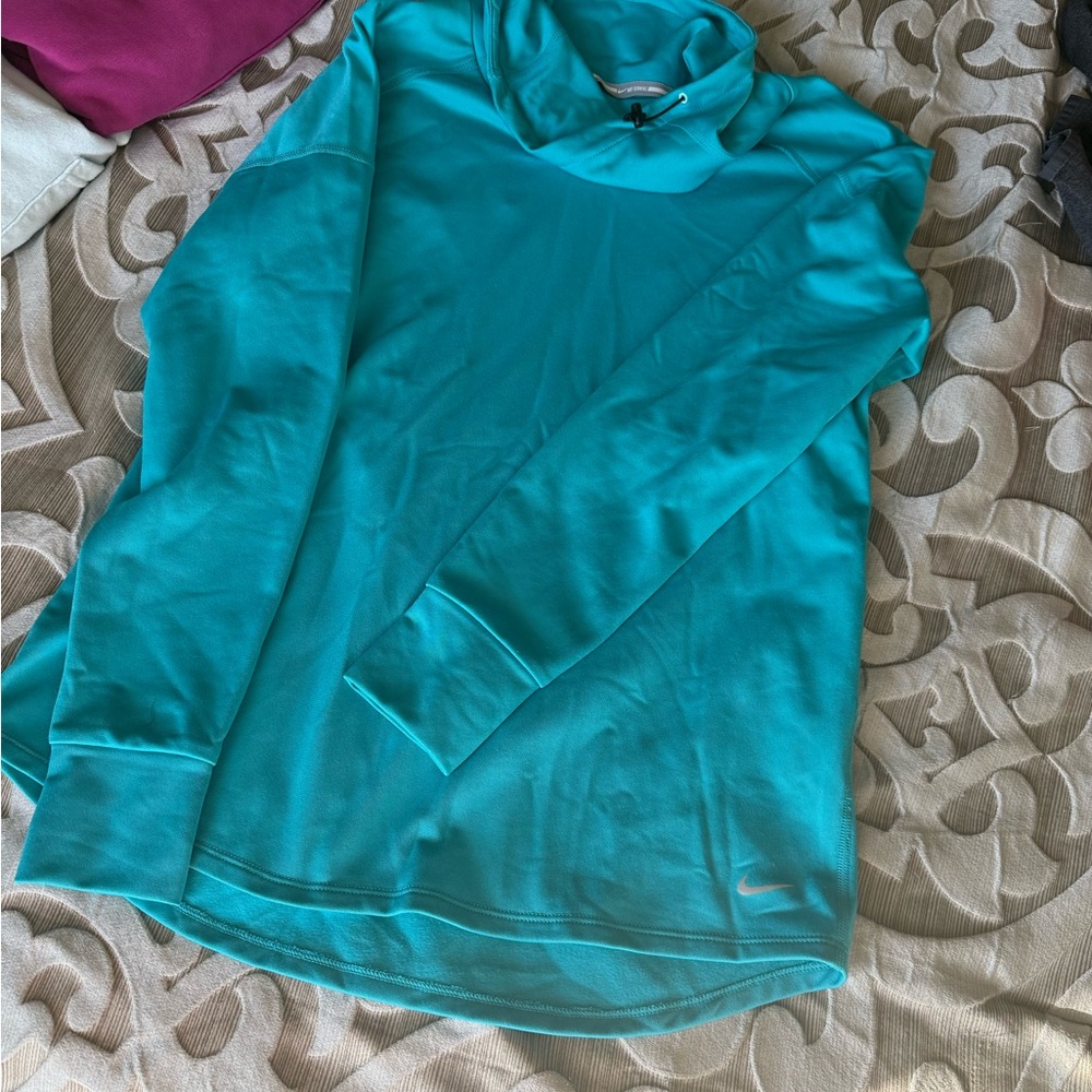 Nike Teal Long Sleeve Pullover